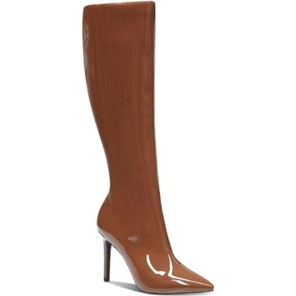 INC International Concepts Shoes - INC International Concepts Rajel Cognac Knee High Boots